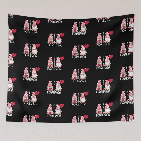 Item preview, Besties Forever - Cute Valentines Gnomes designed and sold by NadyaCC.
