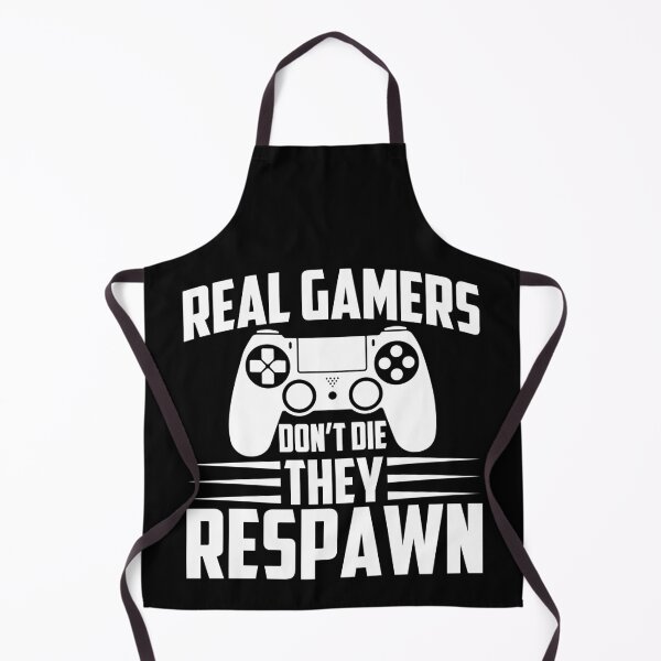 Item preview, Real Gamers Don't Die They Respawn designed and sold by Equitees.