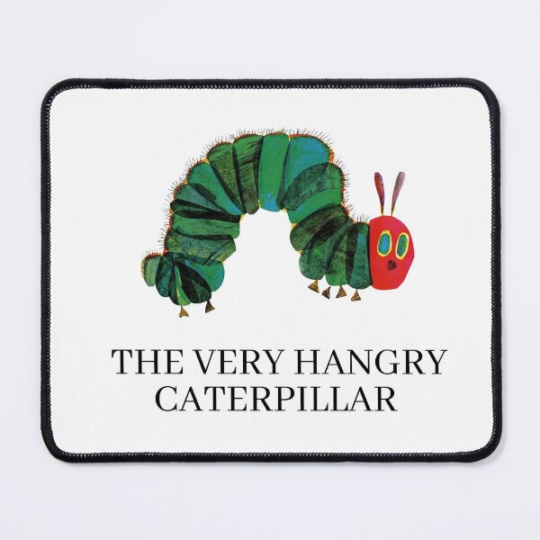 Item preview, The very hangry caterpillar /book lover tote/ literary puns humour / girl humour/ Eric carle / new mom funny pun Tshirt designed and sold by LaundrySalt.
