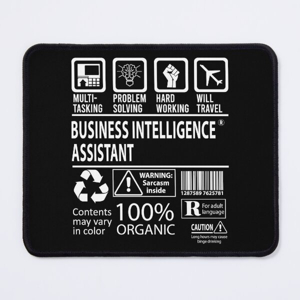 Item preview, Business Intelligence Assistant T Shirt - MultiTasking Certified Job Gift Item Tee designed and sold by oslandefren.