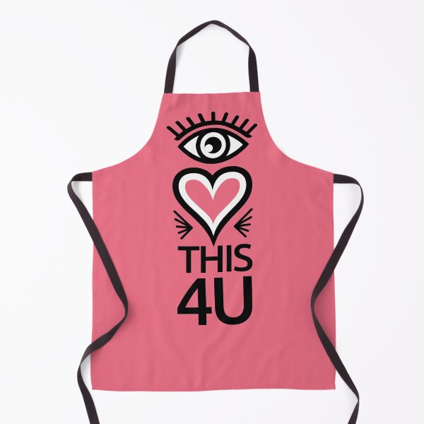 Item preview, Eye Heart This 4 U (coral pink) - Cool designed and sold by OddPop.