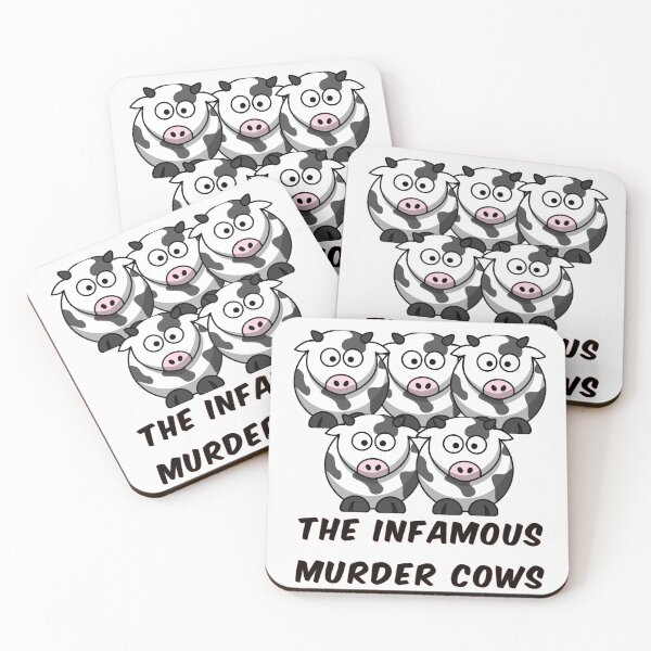 Item preview, The Infamous Murder Cows of Yapeen designed and sold by JenGo Creative.
