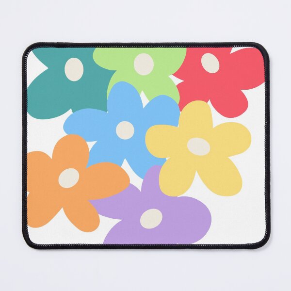 Item preview, Groovy colorful flowers designed and sold by starlitdesign.