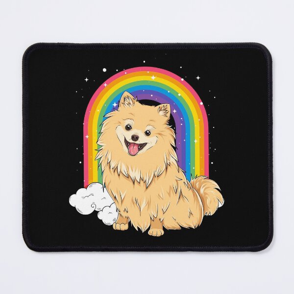 Item preview, Cute Rainbow Pomeranian Dog Lover Pom Dog Owner Zwergspitz designed and sold by lanynx design.