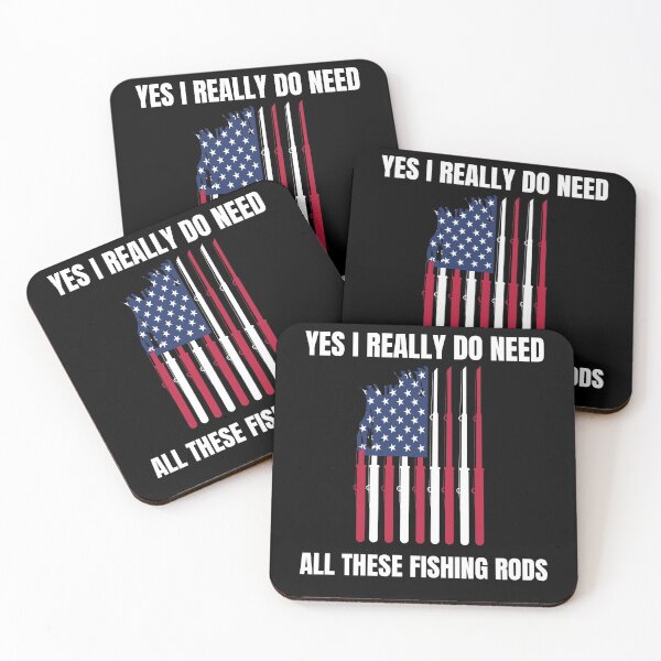 Item preview, Fisherman Yes I Really Do Need All These Fishing Rods, Fishing American Flag designed and sold by Kaladzishop.