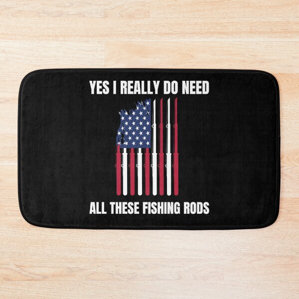 Item preview, Fisherman Yes I Really Do Need All These Fishing Rods, Fishing American Flag designed and sold by Kaladzishop.