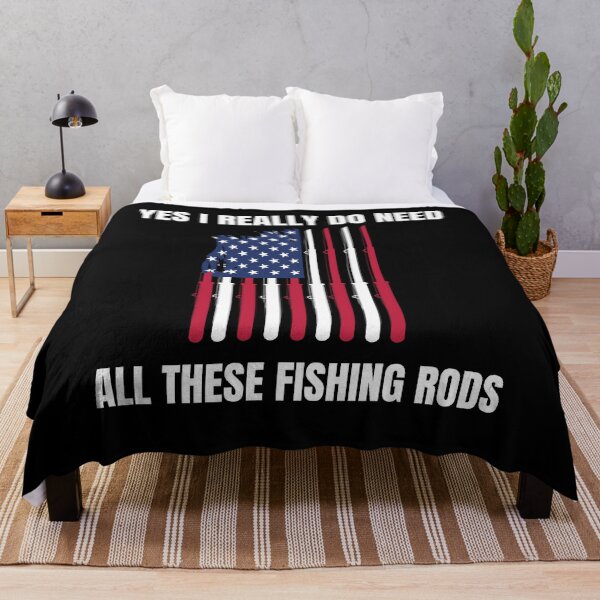 Item preview, Fisherman Yes I Really Do Need All These Fishing Rods, Fishing American Flag designed and sold by Kaladzishop.