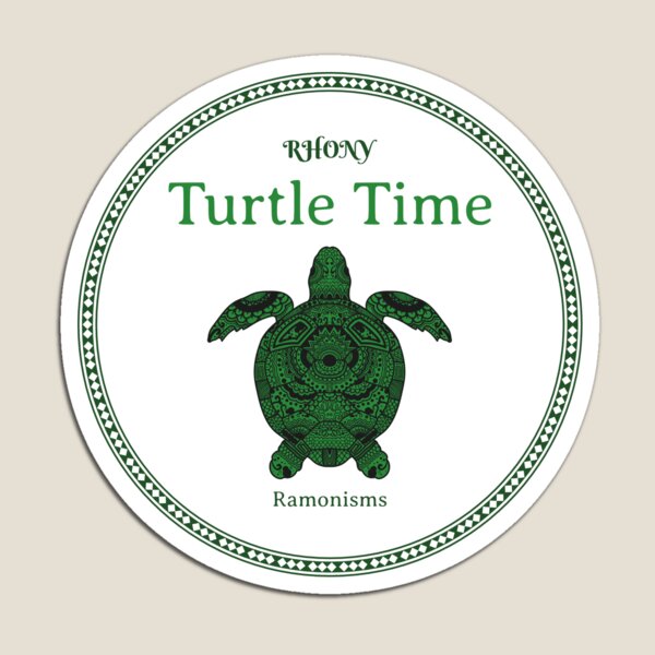 Vista previa del artículo con la obra «Turtle Time-Ramona Singer Amas de casa reales de Nueva York», diseñado y vendido por RealebrityShop.