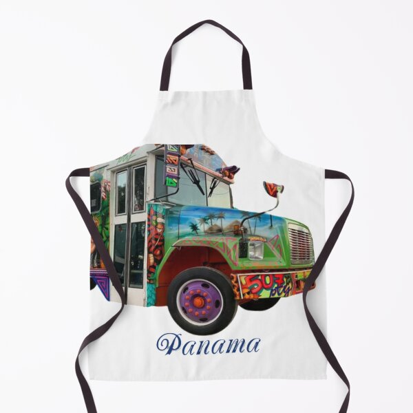 Item preview, Diabolos Rojos buss in Panama Red Devil Style Art Panamanian Buses in Panama City designed and sold by best-of-panama.