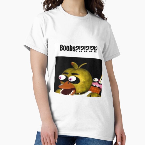 Artikel-Vorschau von fnaf chica Brüste?!?!?!?!? Meme, designt und verkauft von papa-zoinks.