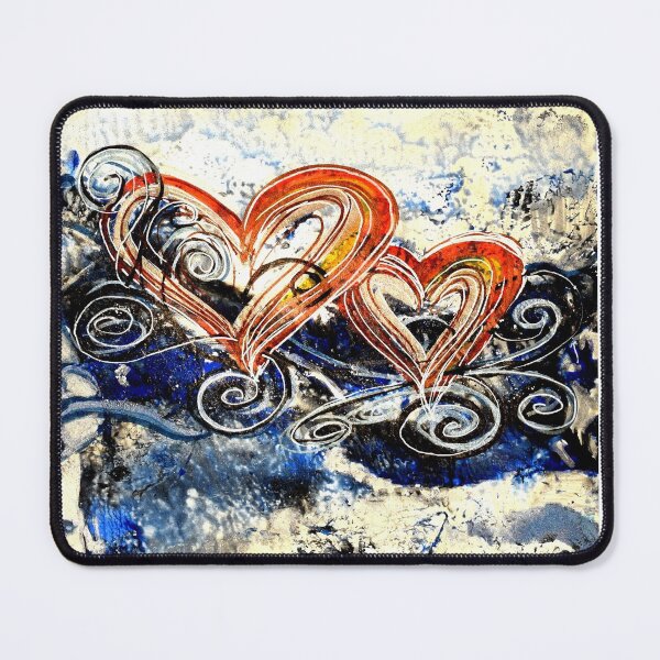 Item preview, Two hearts abstract, boho designed and sold by Lafino.