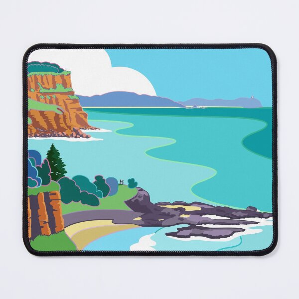 Item preview, Far North NSW Vintage Style Travel Art - Near Byron Bay designed and sold by Jazznote.
