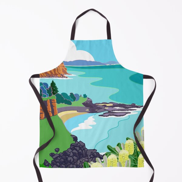 Item preview, Far North NSW Vintage Style Travel Art - Near Byron Bay designed and sold by Jazznote.