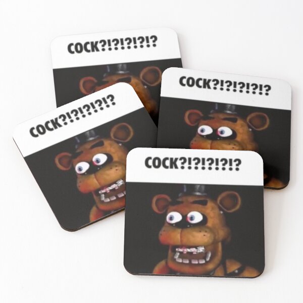 Vista previa del artículo con la obra «fnaf freddy POLLA?!?!?!?!? memes», diseñado y vendido por papa-zoinks.