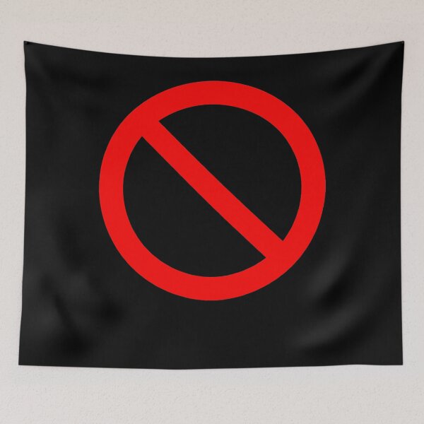 Item preview, NO Symbol. Prohibition, Sign, Prohibited. IN RED. Classic T-Shirt.png designed and sold by KevinKresge.