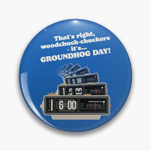 Item preview, Woodchuck-chuckers! Groundhog Day Alarm Clock designed and sold by ourkid.