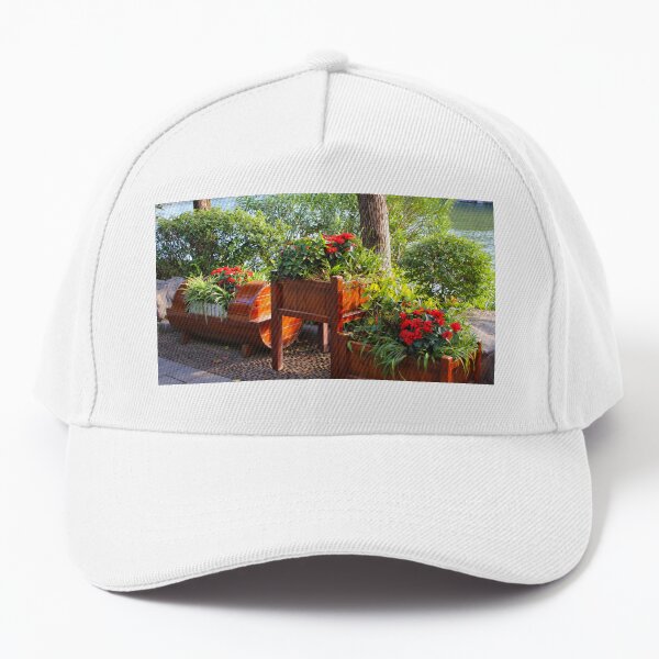 Planter boxes, Guilin, China Baseball Cap
