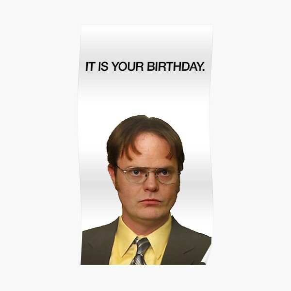 Es ist dein Geburtstag. Poster
