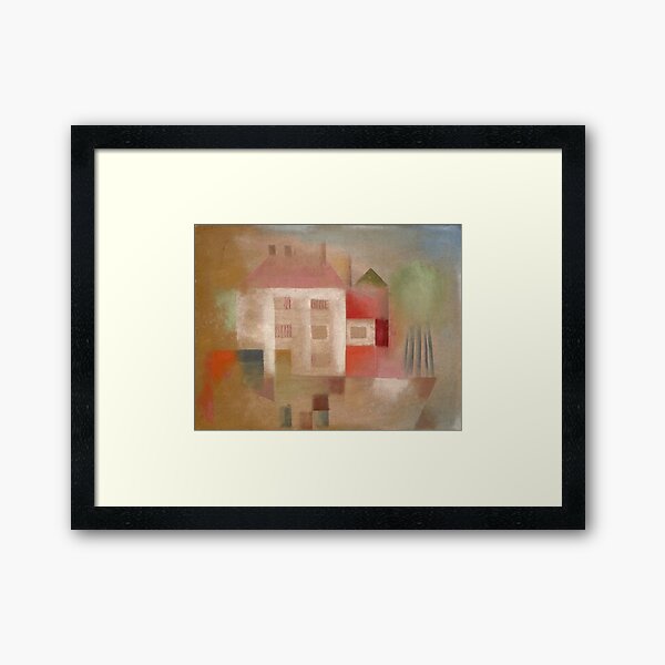 Vista previa del artículo con la obra «Nueva casa de Paul Klee en los suburbios», diseñado y vendido por radiantdark.