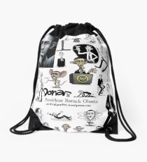 President Barack Obama Drawstring Bag