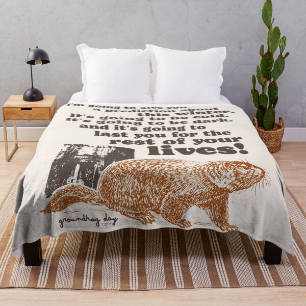 Item preview, Groundhog Day Cold and Dark Quote designed and sold by ourkid.