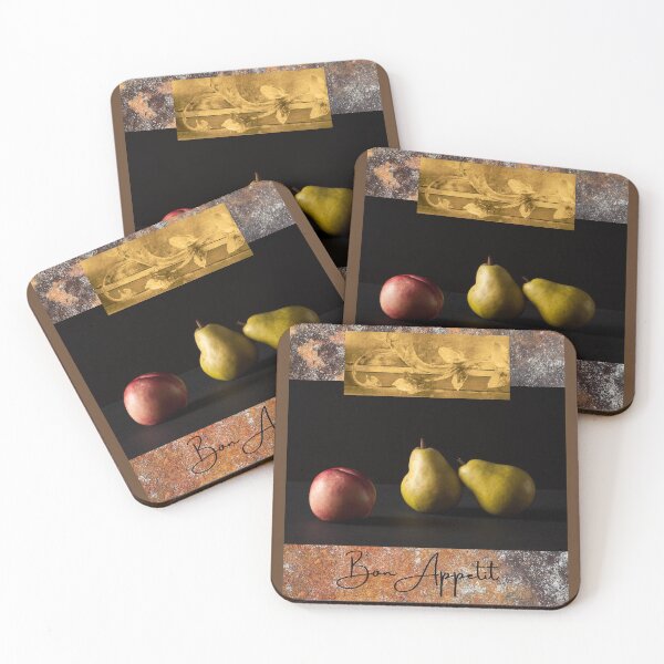 Item preview, Bon Appetit Fruit & Faux Texture Old World Style Design designed and sold by EarthArtDesigns.