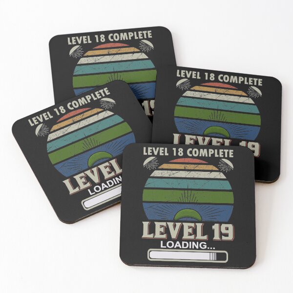 Item preview, Level 18 complete, Level 19 loading designed and sold by UglyBoyDesign.