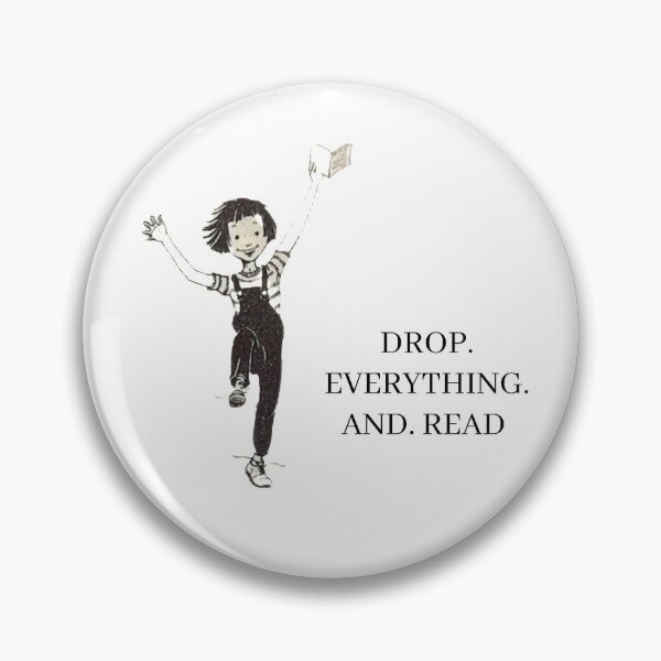 Item preview, Book week Beverly Cleary Ramona Quimby dear reading sticker drop everything and read book week 24 reading tee teacher librarian stickers designed and sold by LaundrySalt.