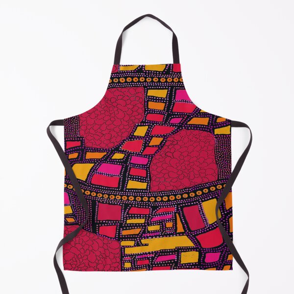 Item preview, African Landscape View From the Air - Red designed and sold by Esprit-Mystique.