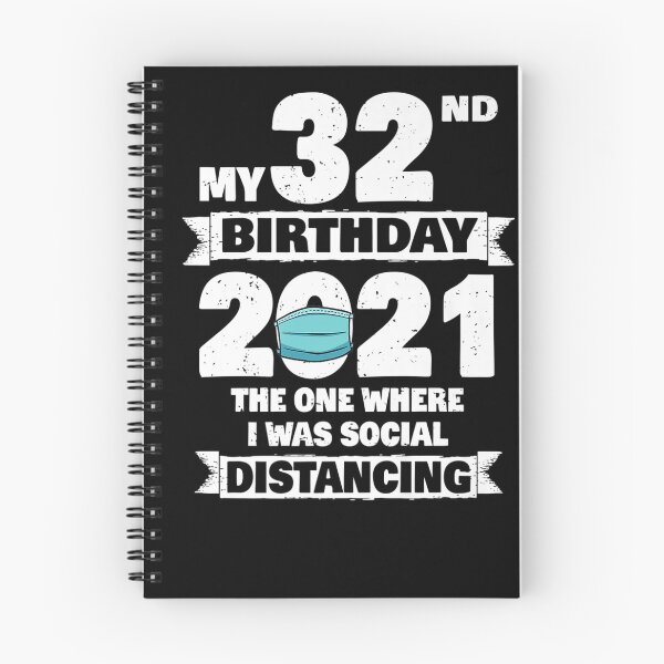Item preview, My 32nd Birthday 2021 The One Where I Was Social Distancing Premium designed and sold by ConradoHernande.