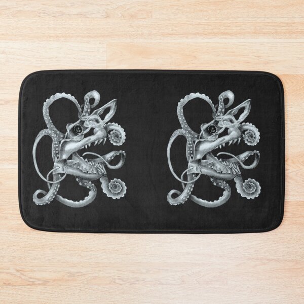 Item preview, Shark skull and octopus designed and sold by KnowingWonder.