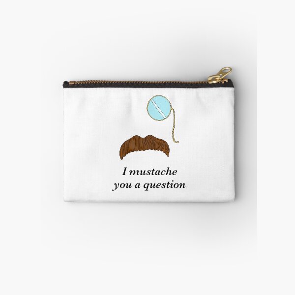 Item preview, I Mustache You A Question Cartoon - Mustached Sleuth designed and sold by EcoElsa.