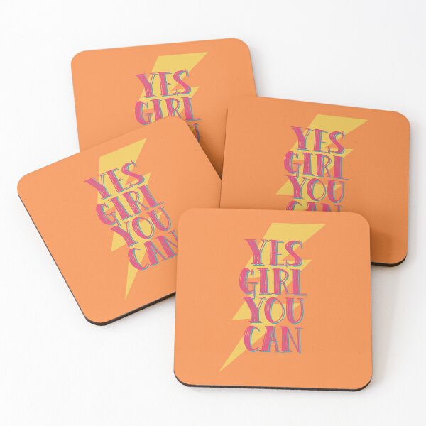 Item preview, Yes girl you can motivational quote designed and sold by TheWildePeach.