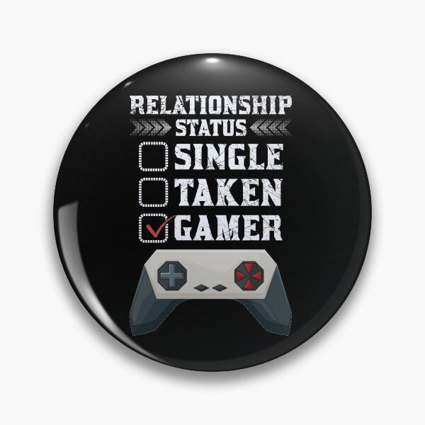 Item preview, Relationship Status Gamer designed and sold by UglyBoyDesign.