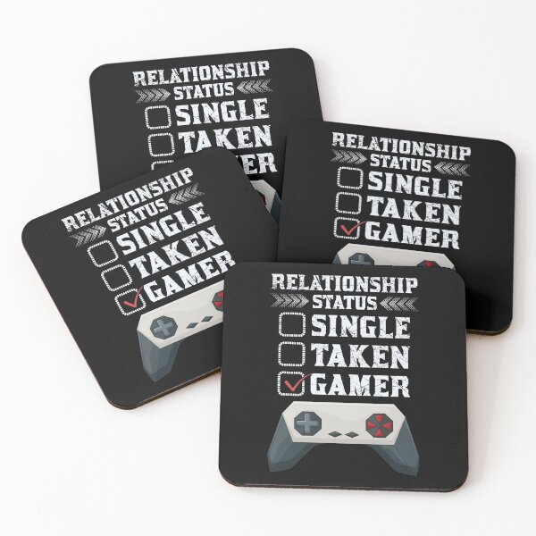 Item preview, Relationship Status Gamer designed and sold by UglyBoyDesign.