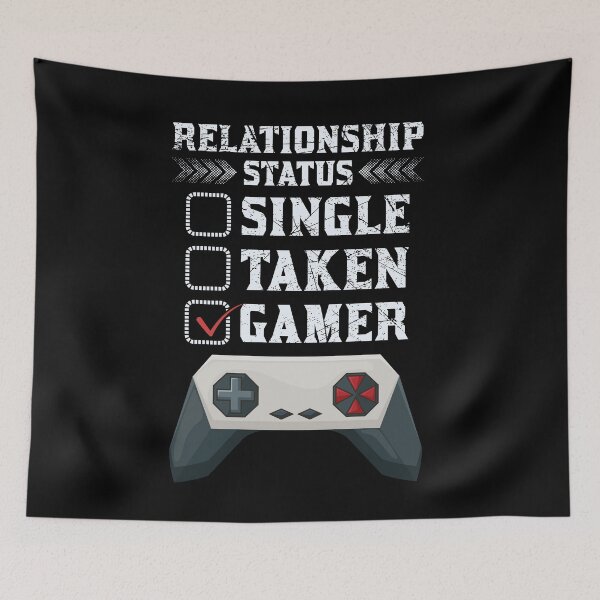 Item preview, Relationship Status Gamer designed and sold by UglyBoyDesign.