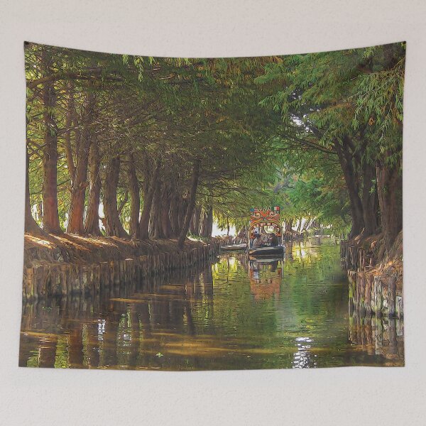 Item preview, Through the channels of Xochimilco - designed and sold by FelCastro.