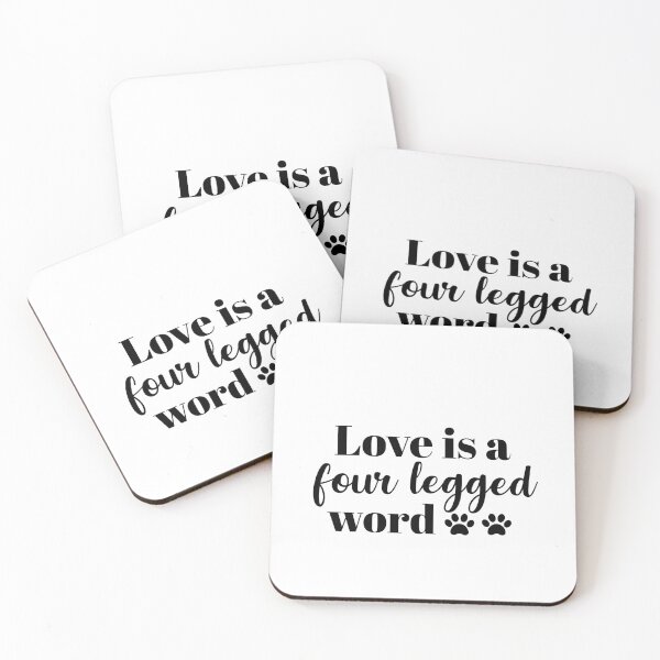Item preview, Love is a four legged word. designed and sold by hardscuffle.