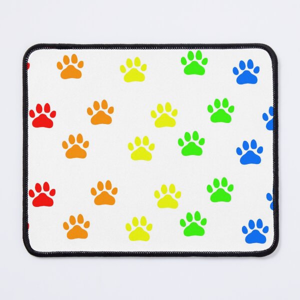 Item preview, Rainbow Puppy Paws (white background) designed and sold by Ollivarboi.