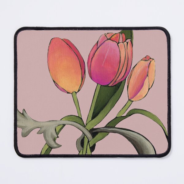 Item preview, Three colorful tulips designed and sold by KnowingWonder.
