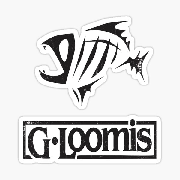 G Loomis Fishing Equipment  Sticker for Sale by loyrownas