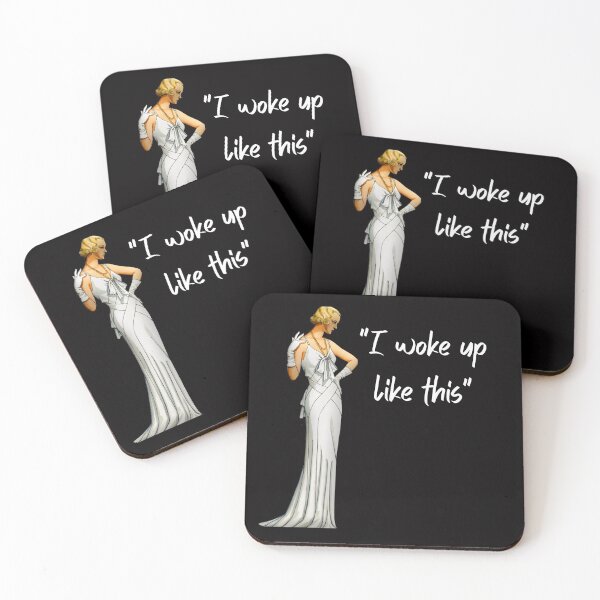 Item preview, I WOKE UP LIKE THIS - HUMOR designed and sold by monoso0607.