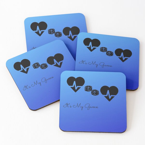 Item preview, It"s My Game Heartbeat, Nards designed and sold by Anahit Petrosyan Art Studio & Unique Print Designs for a Gift.