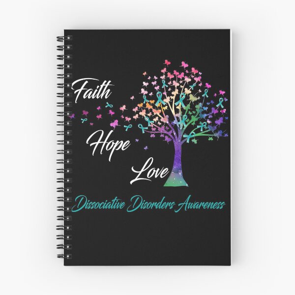 Item preview, Ribbon Tree Faith Hope Love Dissociative Disorders Awareness designed and sold by Tadmab.