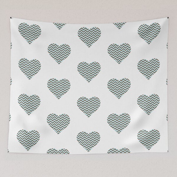 Item preview, Pixel Heart in Chevron Pattern designed and sold by 4Craig.