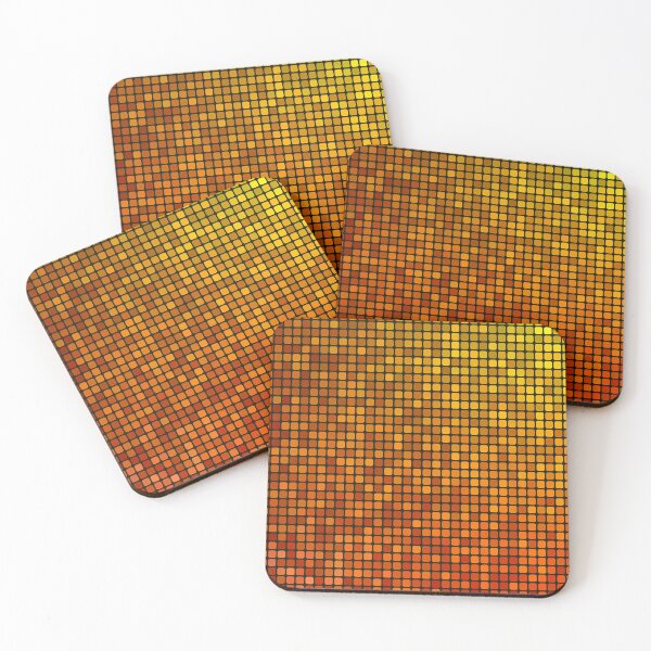 Item preview, Golden Glitter Grid Design designed and sold by DeYoungFashion.