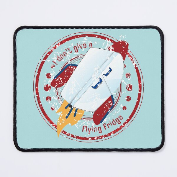 Item preview, I don’t give a flying fridge Rocket Refrigerator design by Clare Urquhart  designed and sold by Container  of Dreams.