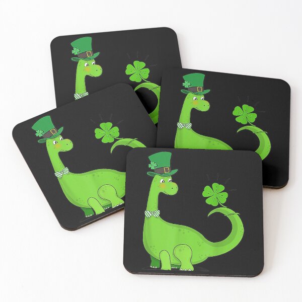 Item preview, Kid_s Dinosaur Shamrock St Patrick_s Day designed and sold by MindiLevijoki.
