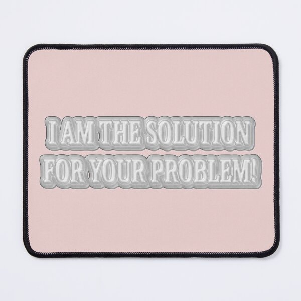 Item preview, Cute Artwork Design "I AM THE SOLUTION". Buy Now designed and sold by Health And Fitness Posts e-Store.