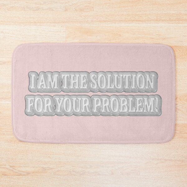 Item preview, Cute Artwork Design "I AM THE SOLUTION". Buy Now designed and sold by Health And Fitness Posts e-Store.